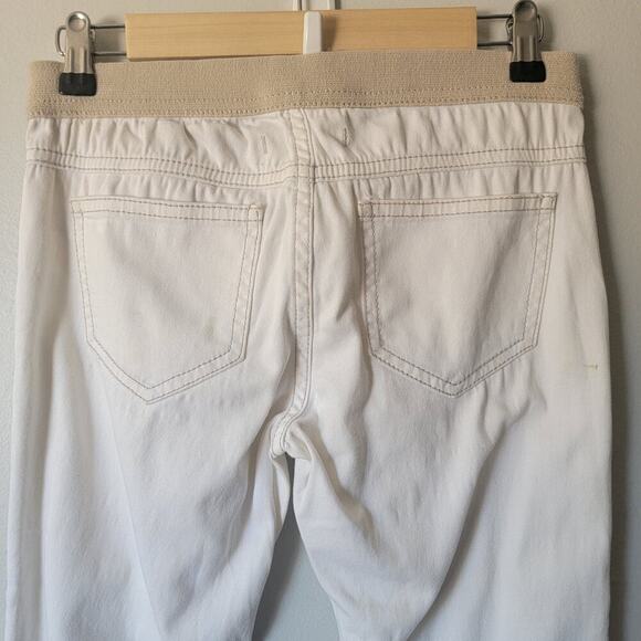 Free People Jeggins Stretchy Casual Comfy Pants White Low Rise Size 26 - Picture 5 of 16